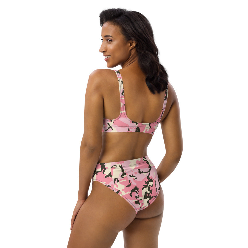 Recycled high-waisted bikini